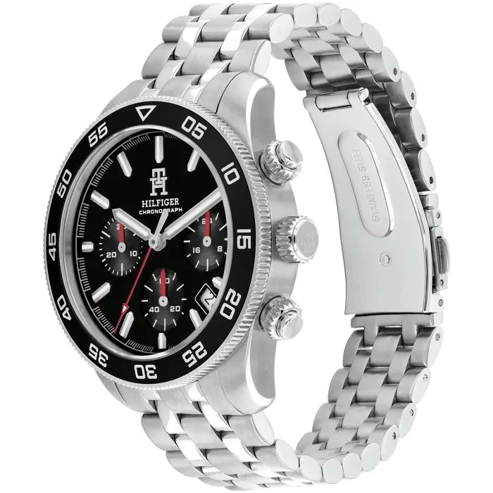Tommy Hilfiger Mens Stainless Steel Chronograph Watch- 1792156