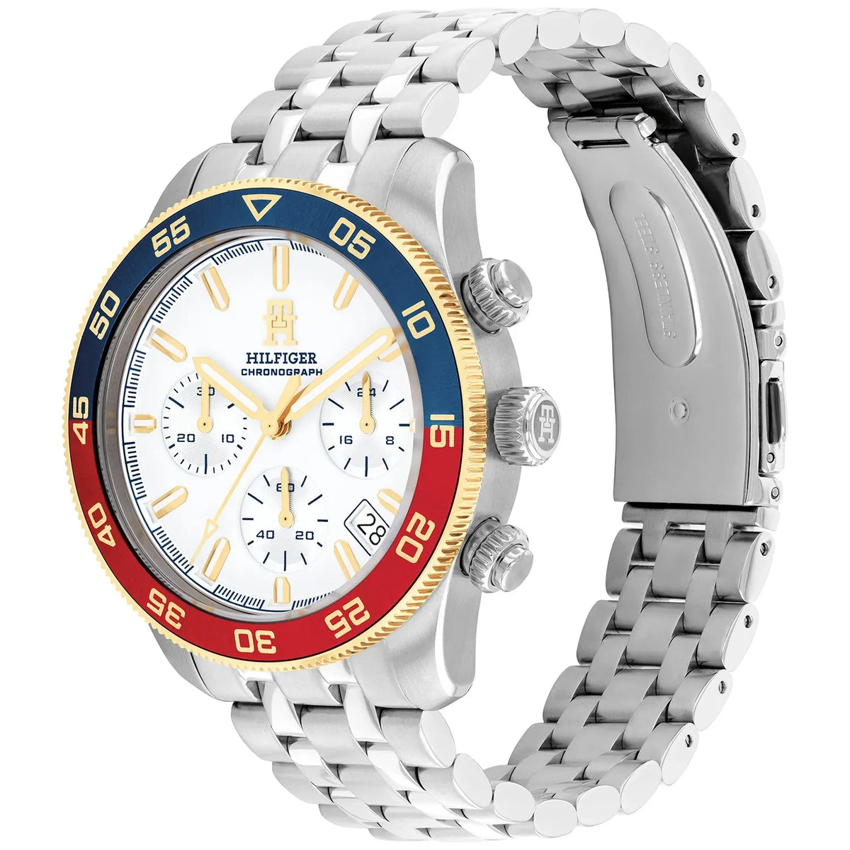 Tommy Hilfiger White Dial Chronograph Men's Watch - 1792184