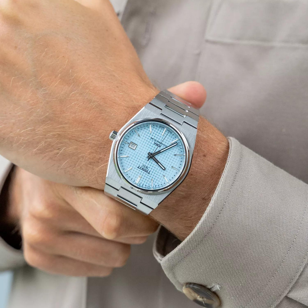 PRX Powermatic 80 Automatic Ice Blue Dial Steel Men's Watch T137.407.11.351.00