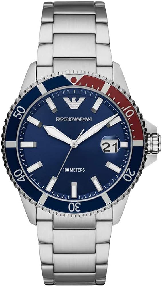 Three-Hand Stainless Steel Watch – AR11339