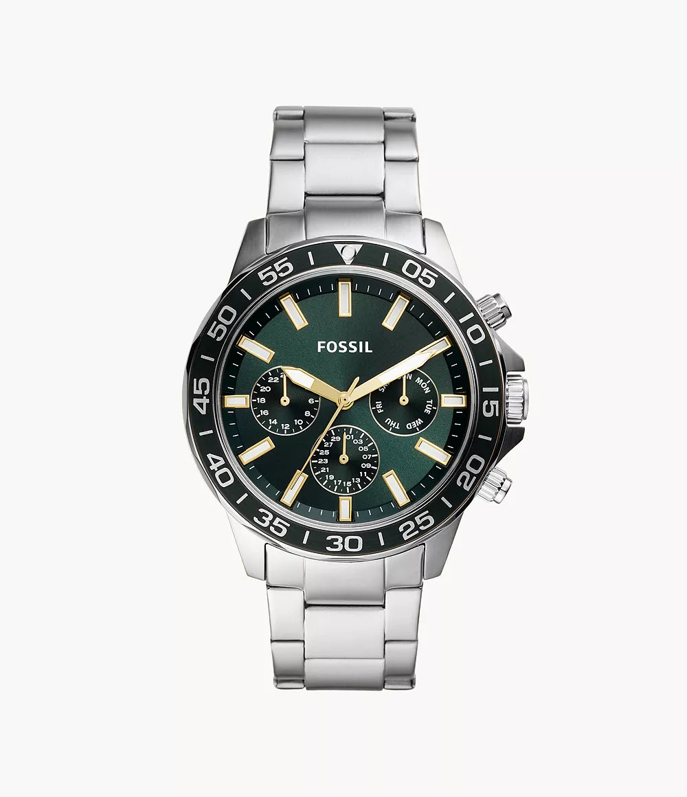 Fossil Bannon Multifunction Stainless Steel Watch BQ2492