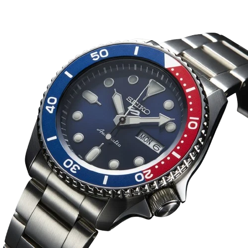Seiko 5 Sports Pepsi Bezel Blue Dial Watch - SRPD53K1