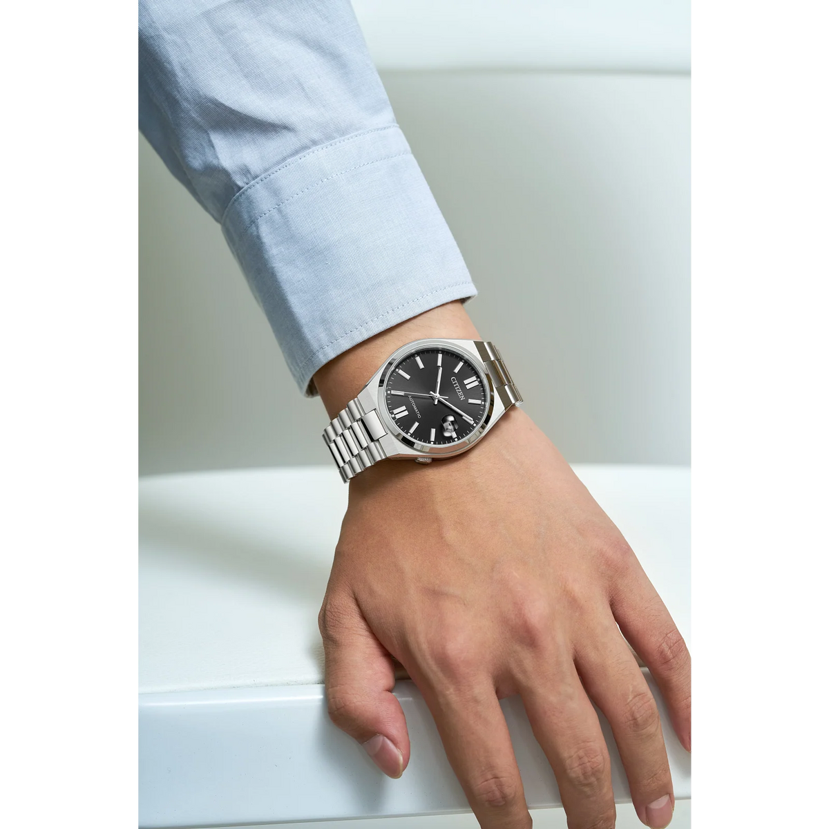 Automatic Tsuyosa Black dial 40mm - NJ0150-81E