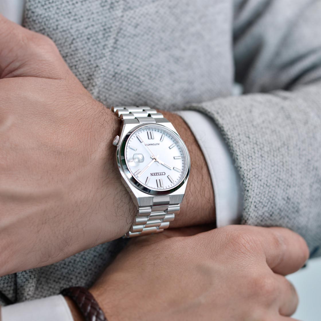 Automatic Tsuyosa White dial 40mm - NJ0150-81A