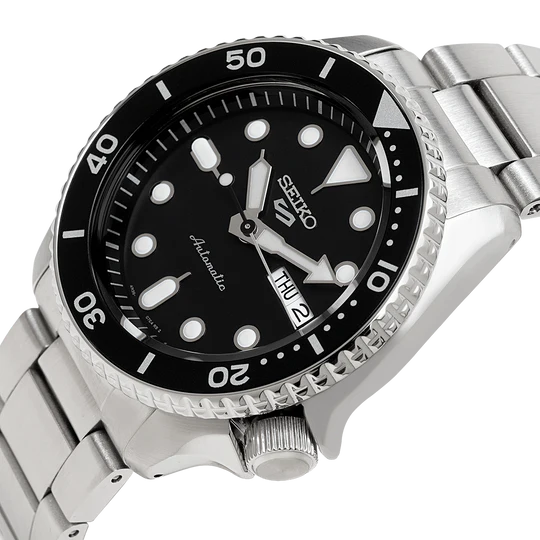 Seiko 5 Sport SRPD55K1 Automatic Black Dial Men's Watch-SRPD55K1