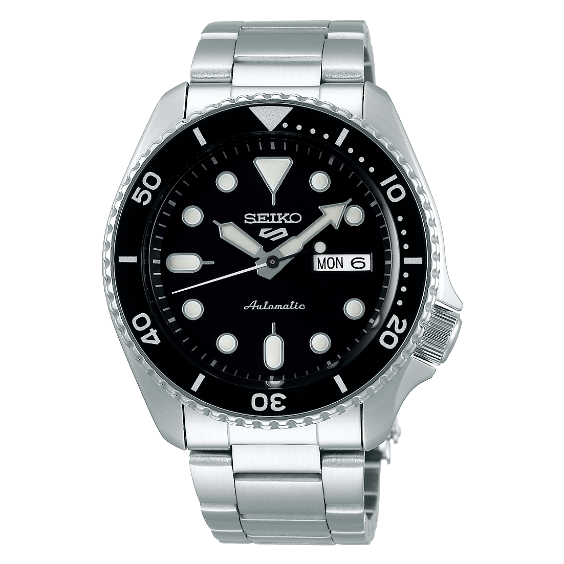Seiko 5 Sport SRPD55K1 Automatic Black Dial Men's Watch-SRPD55K1