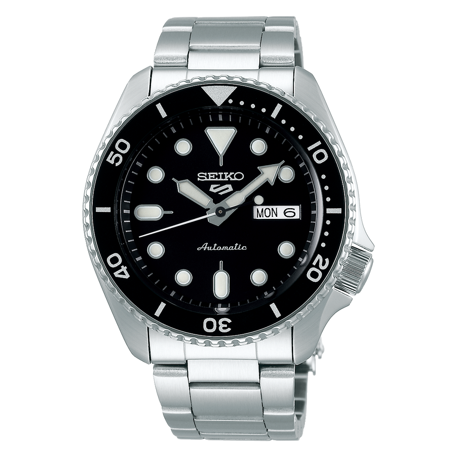 Seiko 5 Sport SRPD55K1 Automatic Black Dial Men's Watch-SRPD55K1