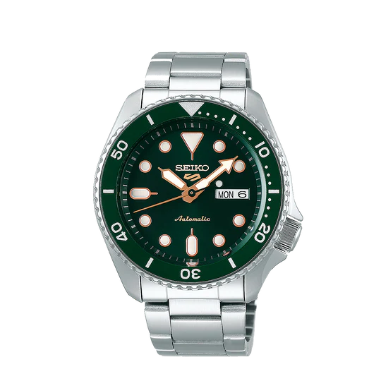 Seiko 5 Sports Green Dial Watch - SRPD63K1