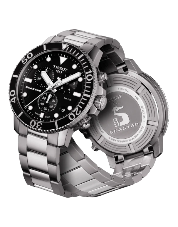 Tissot Seastar 1000 Black Dial 45.5mm - T120.417.11.051.00