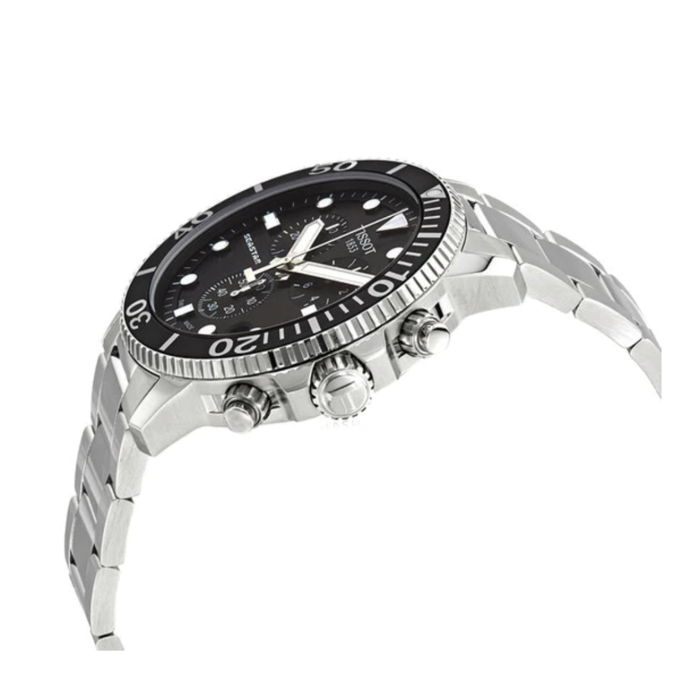 Tissot Seastar 1000 Black Dial 45.5mm - T120.417.11.051.00