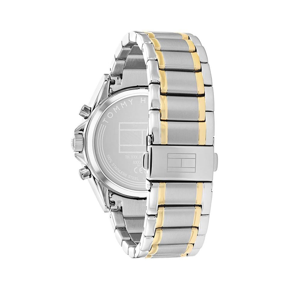 Tommy Hilfiger Two-Tone Steel Silver White Dial Multi-function Women's Watch - 1782555