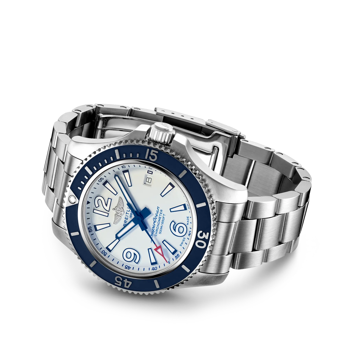 Breitling Superocean Automatic white dial Watch - A17366D81A1A