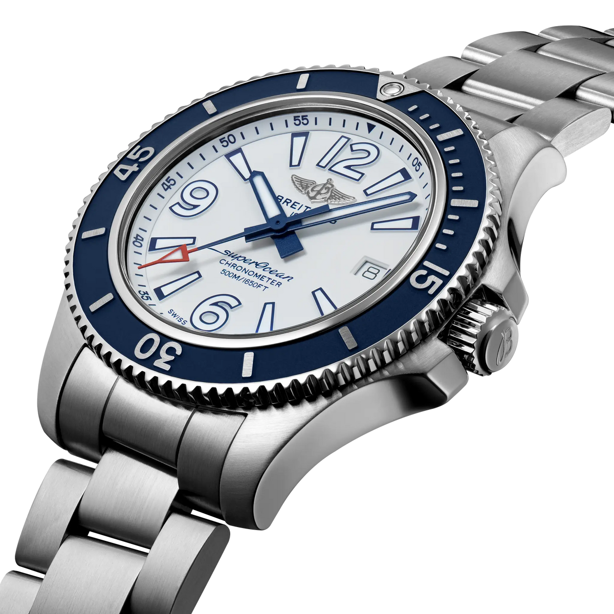Breitling Superocean Automatic white dial Watch - A17366D81A1A