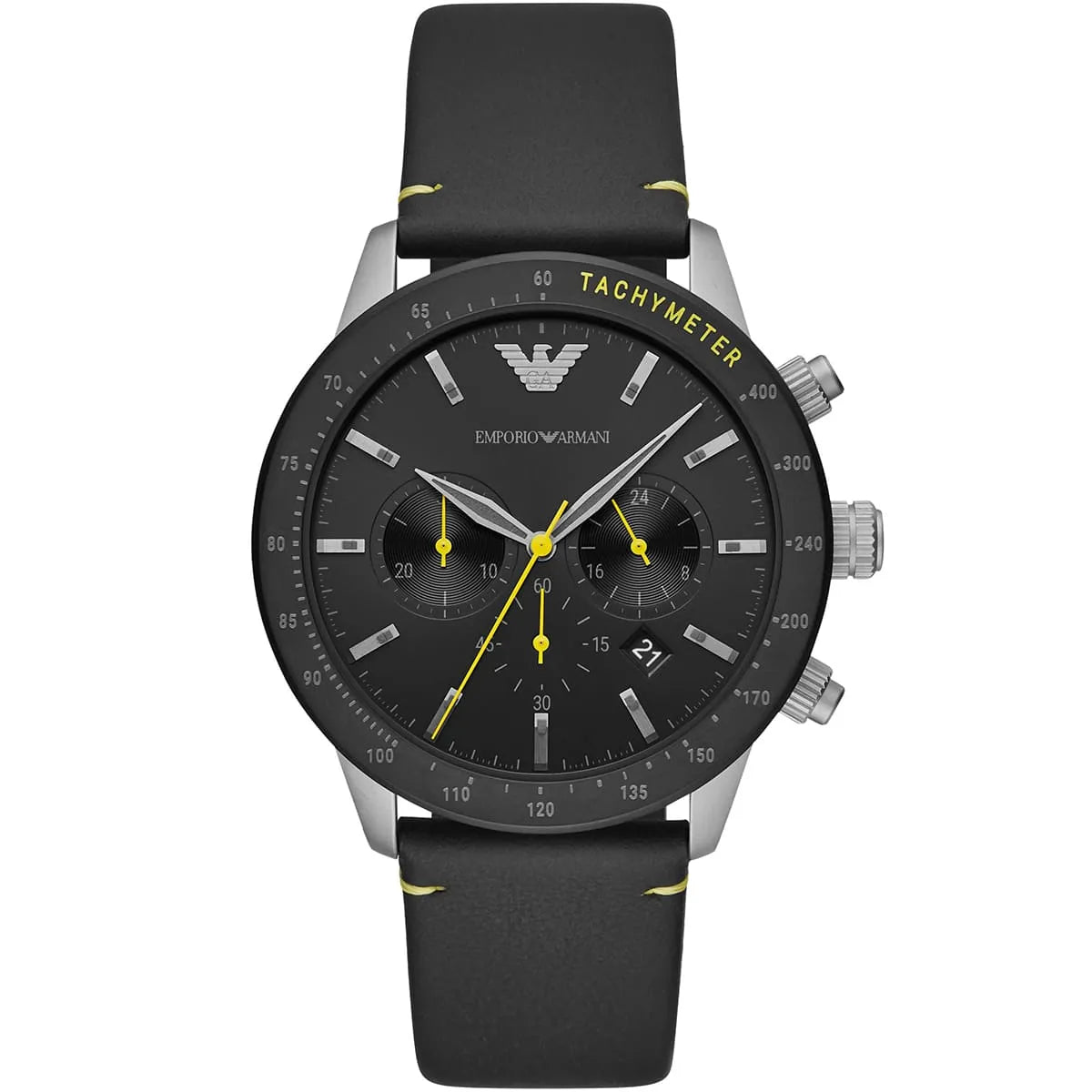 Emporio Armani Watch For Men Mario AR11325 With Black dial - AR11325