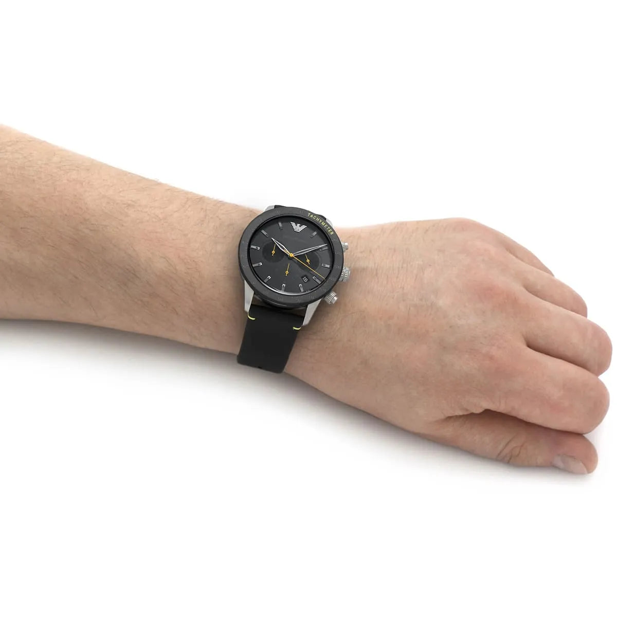 Emporio Armani Watch For Men Mario AR11325 With Black dial - AR11325