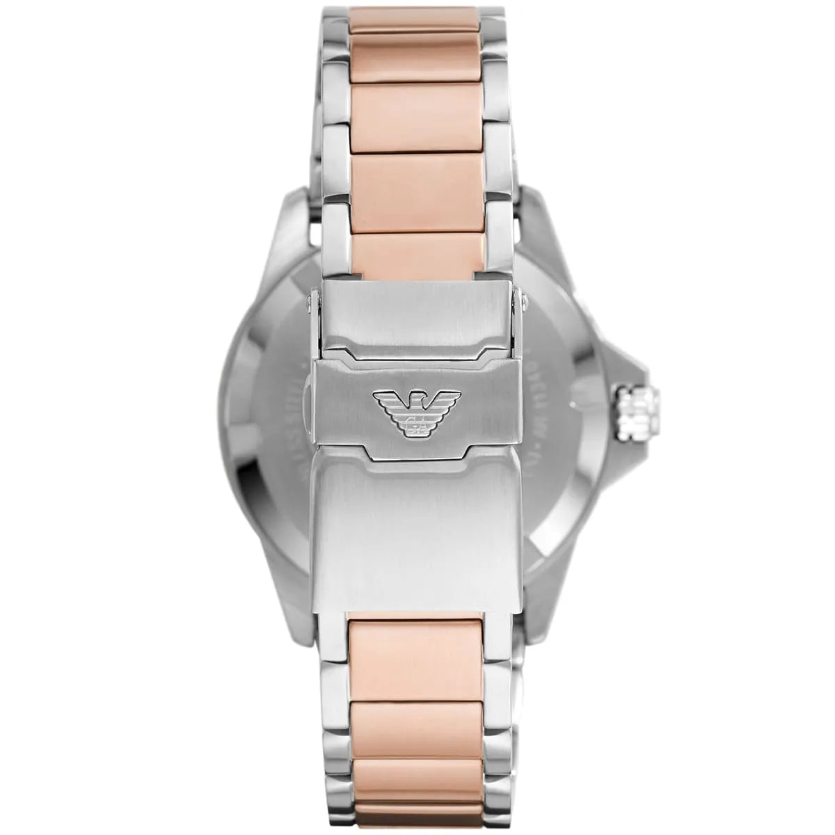 Emporio Armani Men's Diver Two Tone Rose Gold Watch- AR11340
