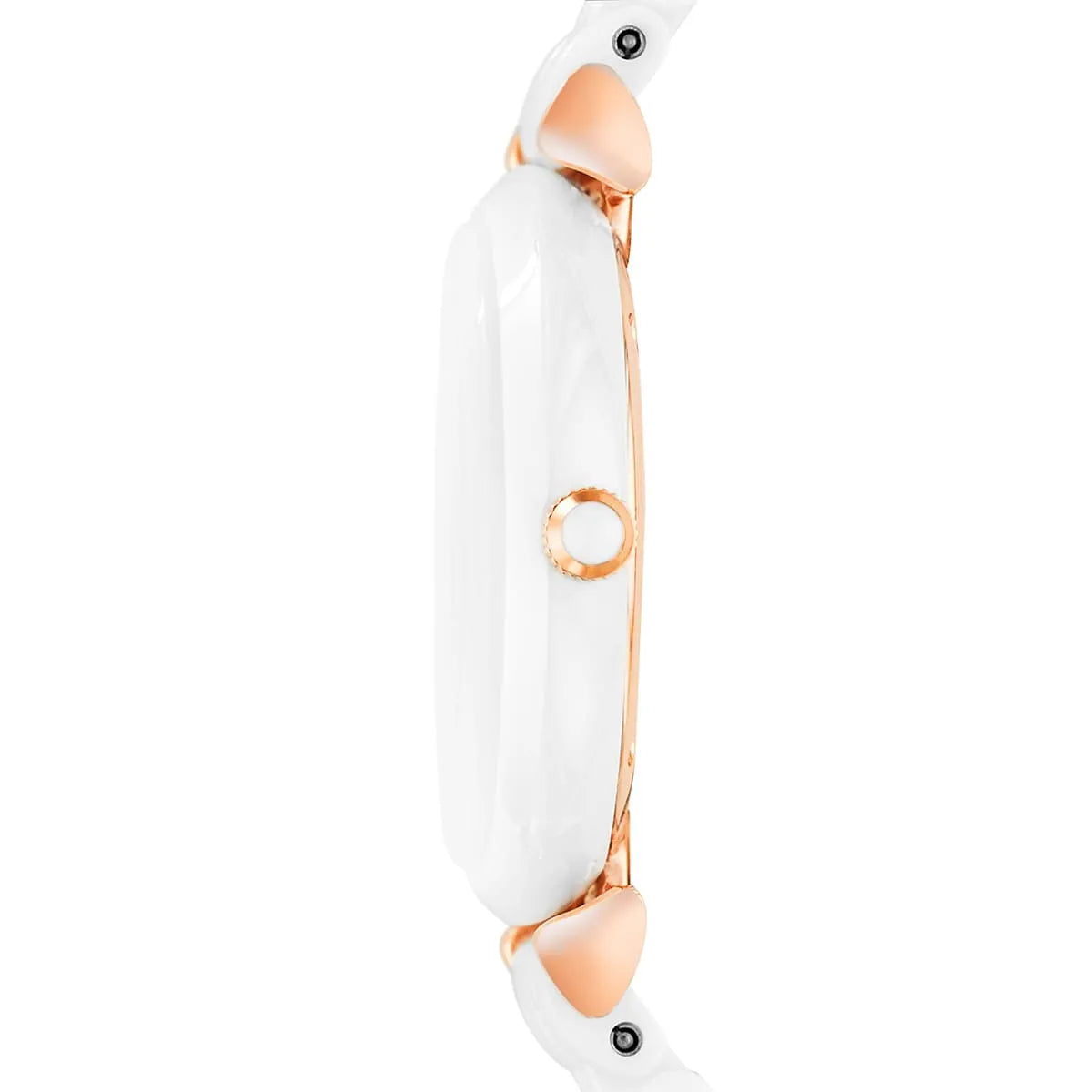 Emporio Armani Ceramica Mother of Pearl Dial White Ceramic Strap Watch For Women - AR1486