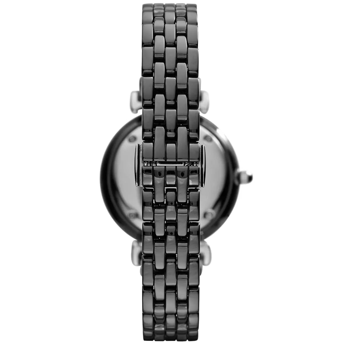 Emporio Armani Ceramica Black Dial Black Ceramic Strap Watch For Women - AR1487