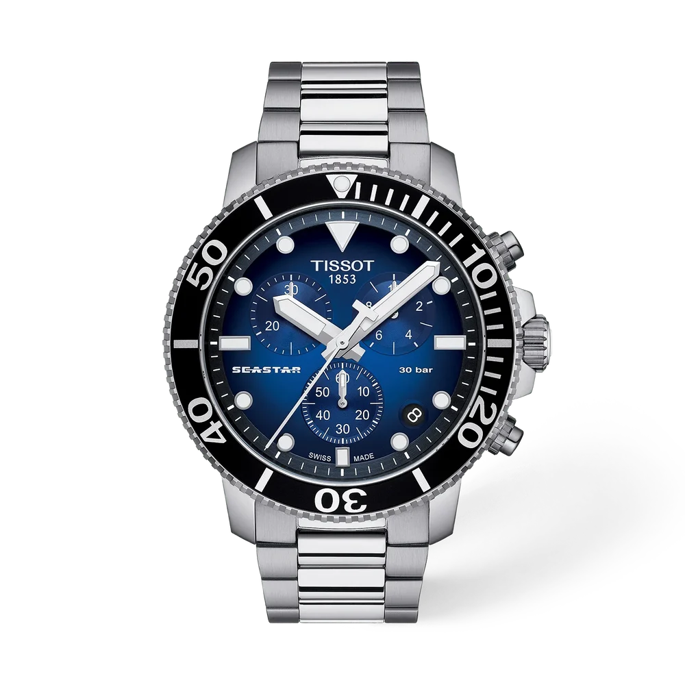 Tissot Seastar 1000 Black Dial 45.5mm - T120.417.11.041.01
