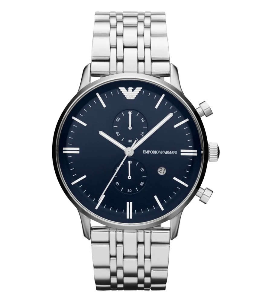 Emporio Armani Men's Two-Hand Stainless Steel Watch - AR1648