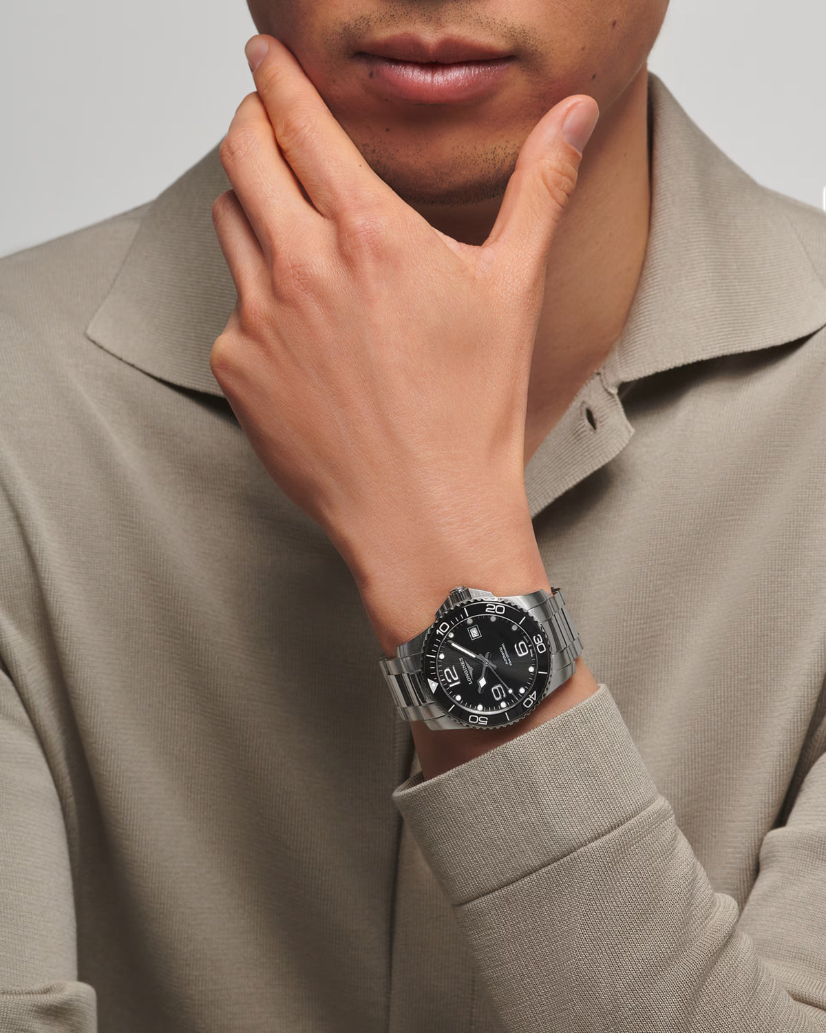 Longines HydroConquest Black Dial Watch - L3.781.4.56.6