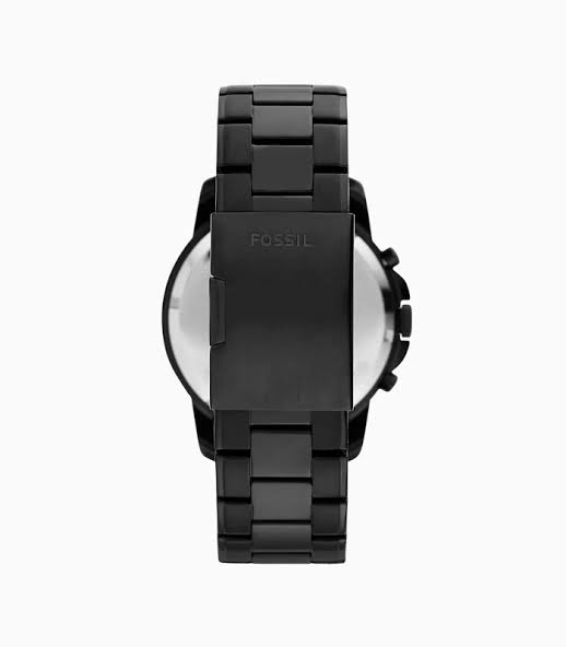 Grant Chronograph Black Stainless Steel Watch-FS4832