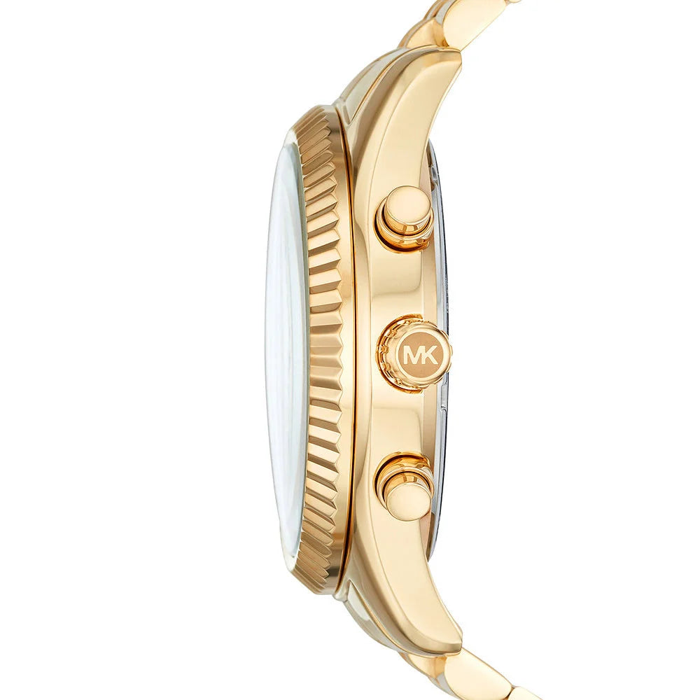 Michael Kors Lexington 44MM Chronograph Golden Watch - MK8494