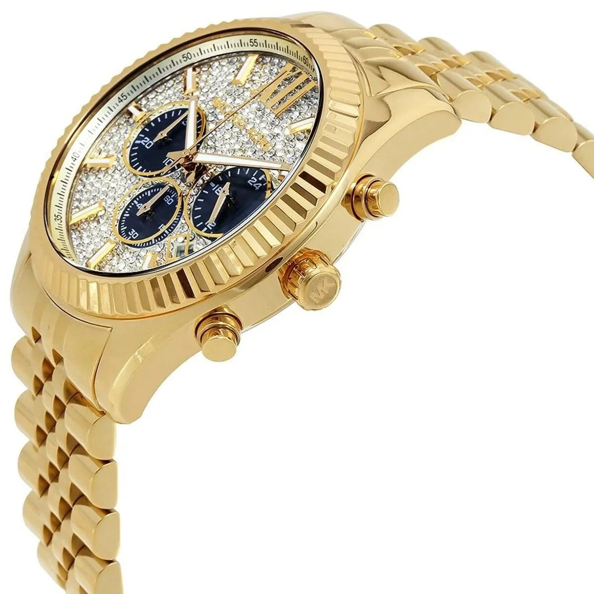 Michael Kors Lexington 44MM Chronograph Golden Watch - MK8494