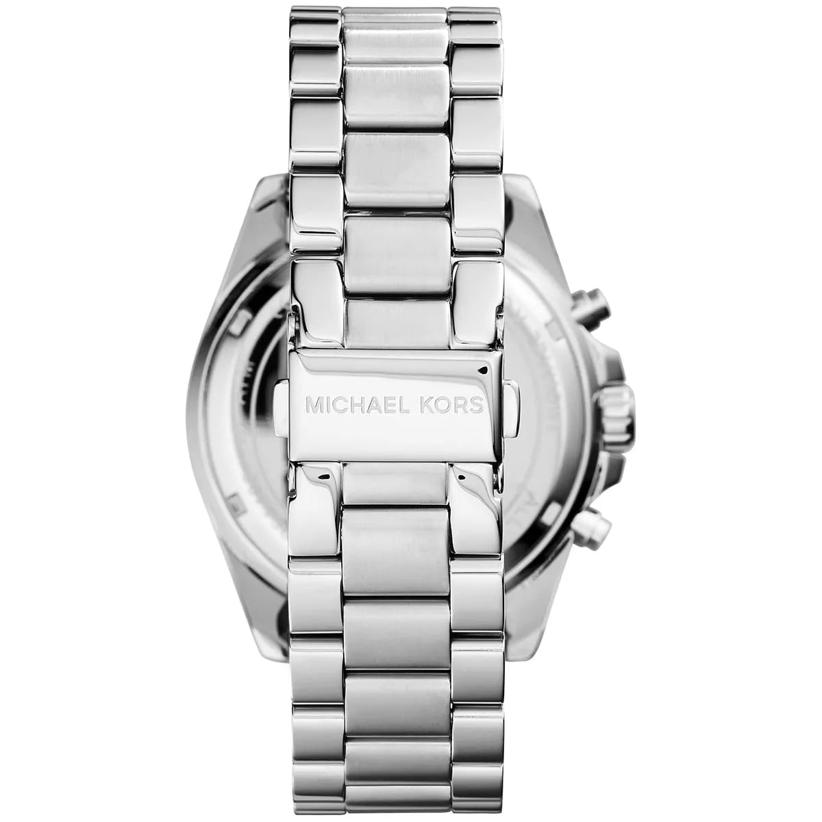 Michael Kors Bradshaw Chronograph Blue Dial Silver Steel Strap Watch For Women - MK6099