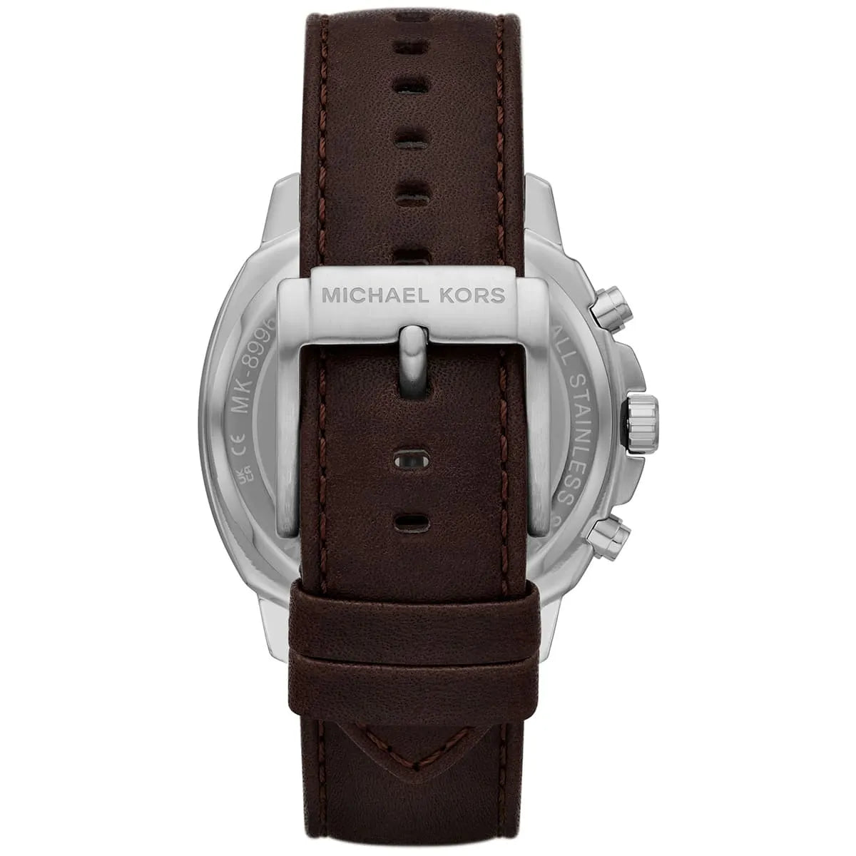 Michael Kors Sullivan Quartz Blue Dial Brown Leather Strap Watch For Men - MK8996