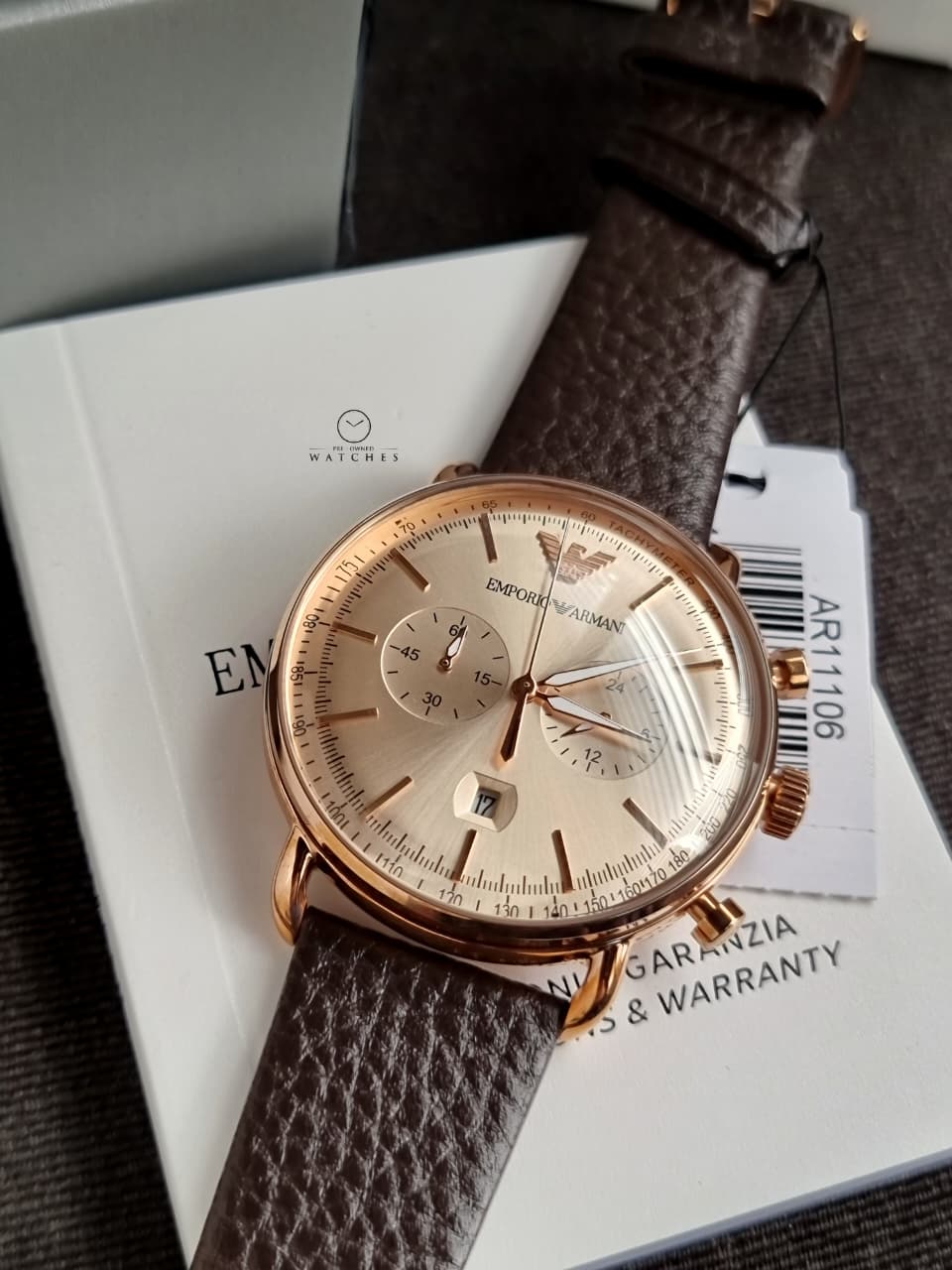 Emporio Armani Watch For Men Aviator - AR11106