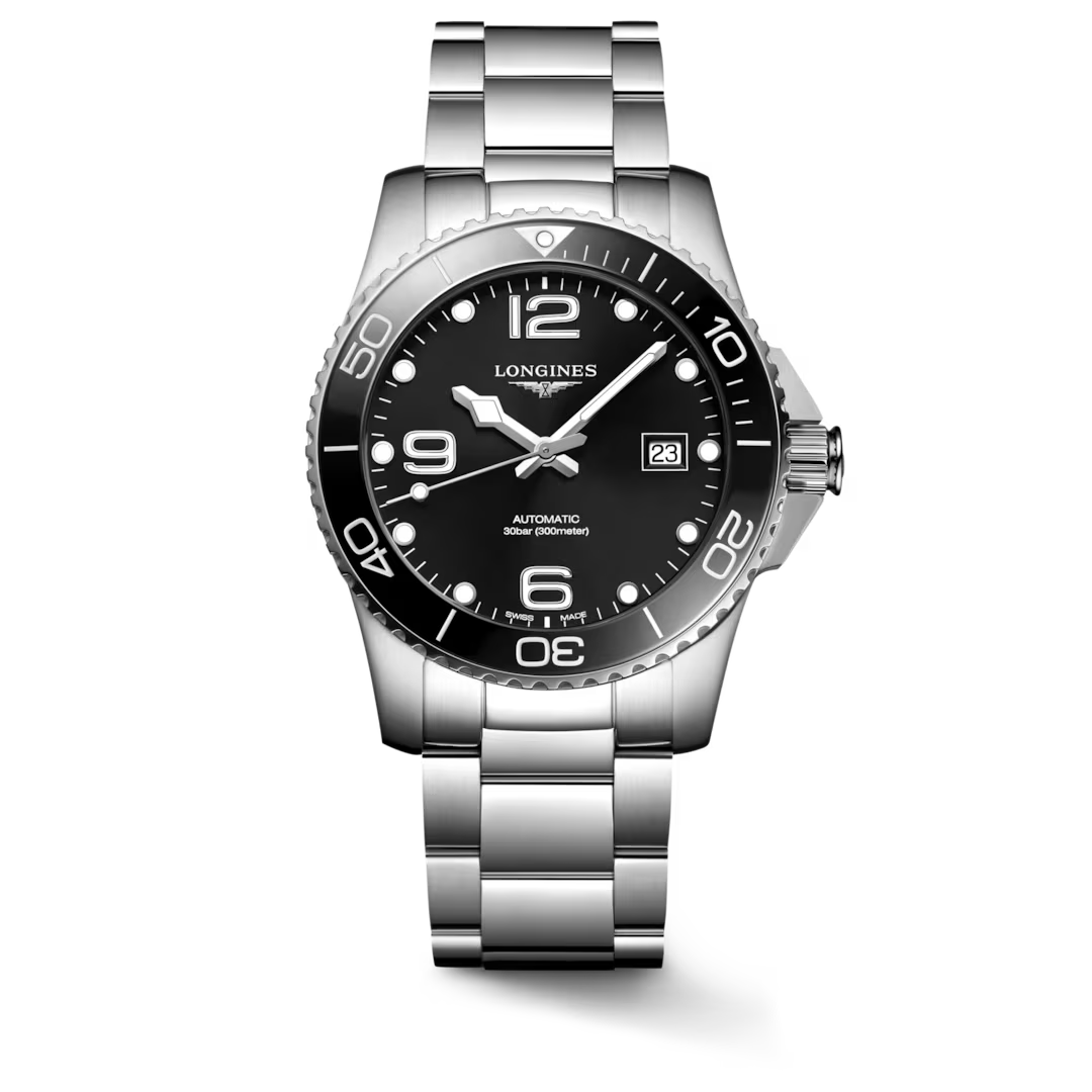 Longines HydroConquest Black Dial Watch - L3.781.4.56.6