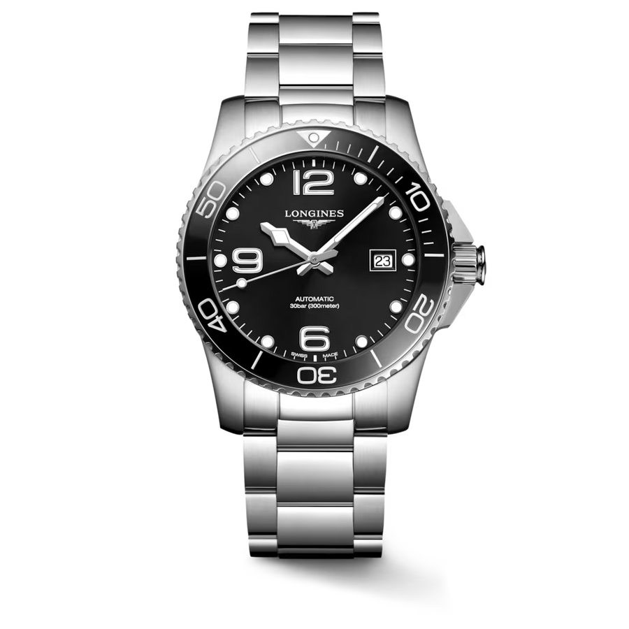 Longines HydroConquest Black Dial Watch - L3.781.4.56.6