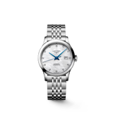 Longines Record Automatic Chronometer Diamond White Mother of Pearl Dial Ladies Watch - L2.321.4.87.6
